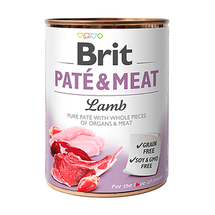 Lata para Perros Brit Care Pate & Meat Lamb 800 GR