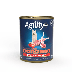 Lata Agility Perro Cordero Strong Heart 340 GR