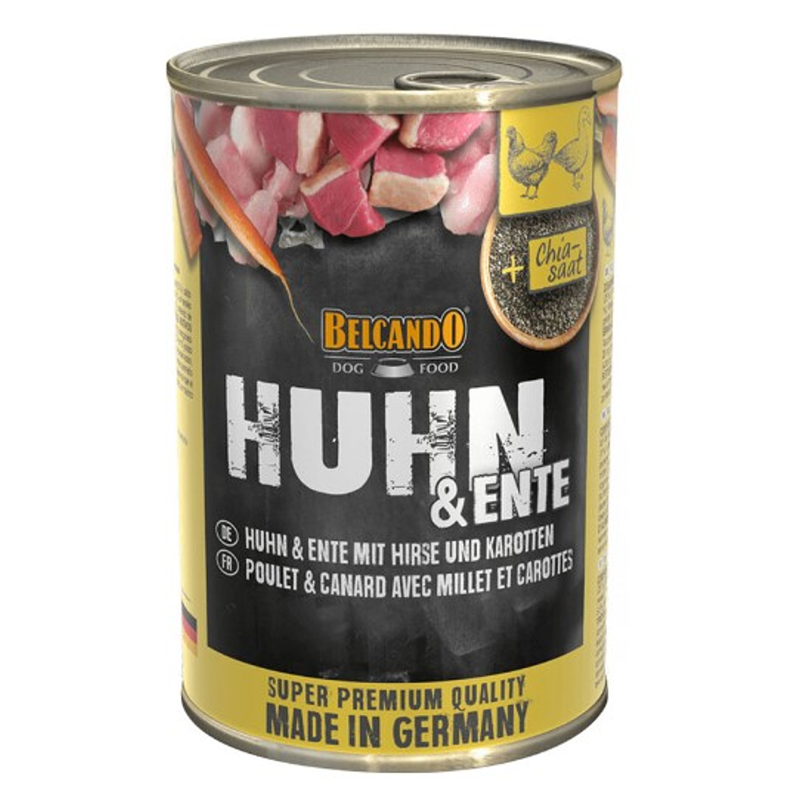 Belcando Perro Lata Pollo con Pato Mijo y Zanahorias 400GR 1