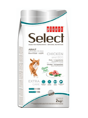 Picart Select Cat Adult Grain Free Sterilised Light 8 KG