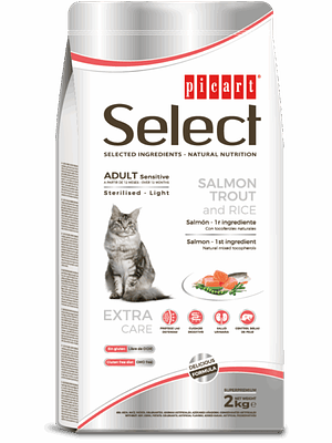 Picart Select Cat Adult Sensitive Salmon Sterilised Light 8 KG