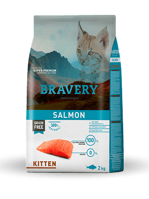 Bravery Salmon Kitten 2 KG