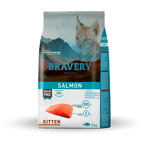 Bravery Salmon Kitten 2 KG