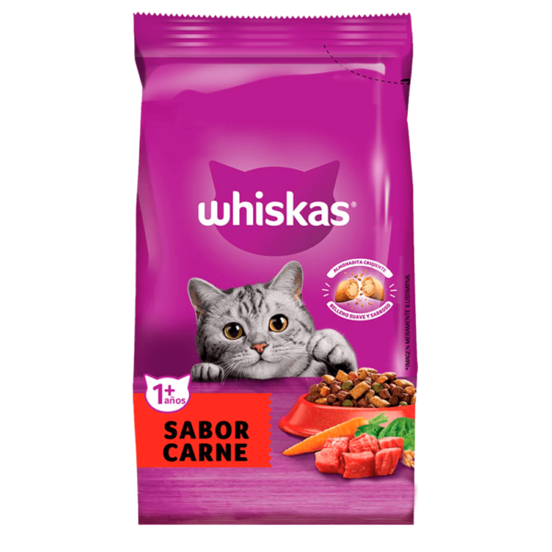 Alimento Gato Whiskas Carne 20 KG 1