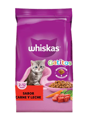 Whiskas Gatito Carne y Leche 1 KG