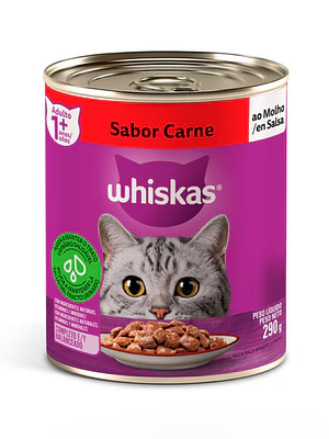 Lata Whiskas Carne Display 24×290 GR