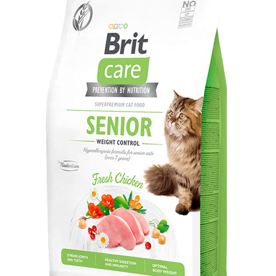 Brit Care Cat Grain Free Senior Weight Control 2 KG 1