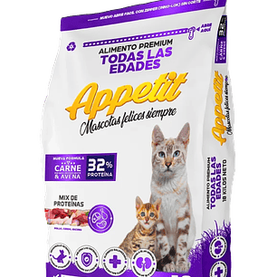 Alimento Gato Appetit Gato Adulto 10 KG