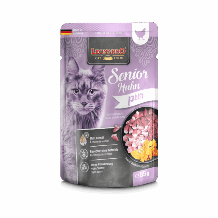 Sachet Leonardo Gato Senior Ave 85 Gr Unidad 1