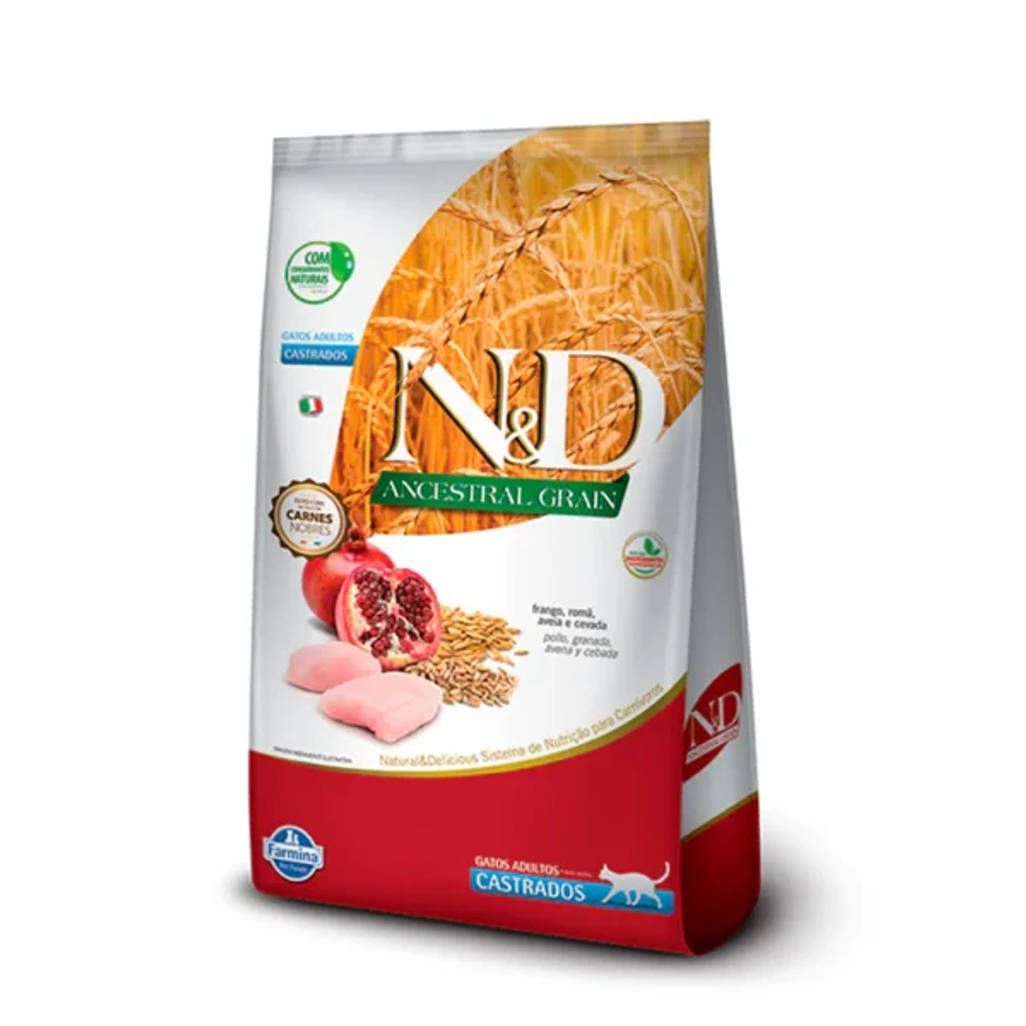 N&D Gato Adult Ancestral Frango Castrado 1.5 KG 1