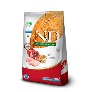 N&D Gato Adult Ancestral Frango Castrado 1.5 KG