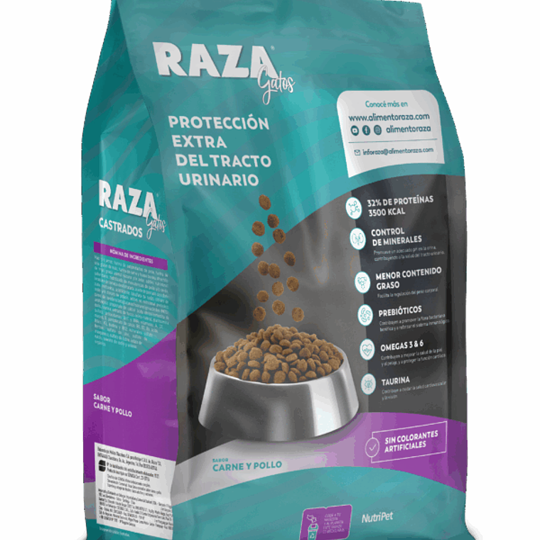 Raza Gato Castrado 10 KG Rico en Omega 3 1