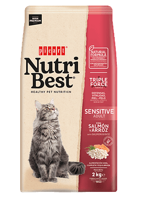 Nutribest Cat Adult Sensitive Salmon & Rice 2 KG