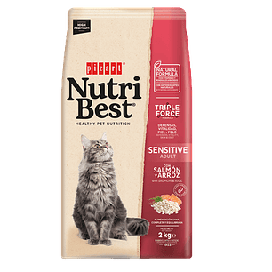Nutribest Cat Adult Sensitive Salmon & Rice 2 KG