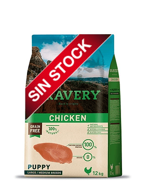 Bravery Chicken Puppy Large Medium Breeds 12 KG