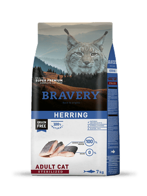 Bravery Gato Herring Sterilized 7 KG