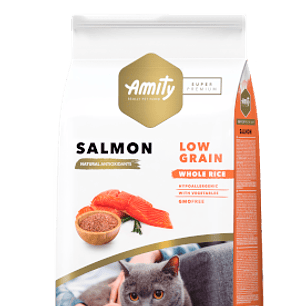 Amity Low Grain Salmon Gato Adulto 2 KG