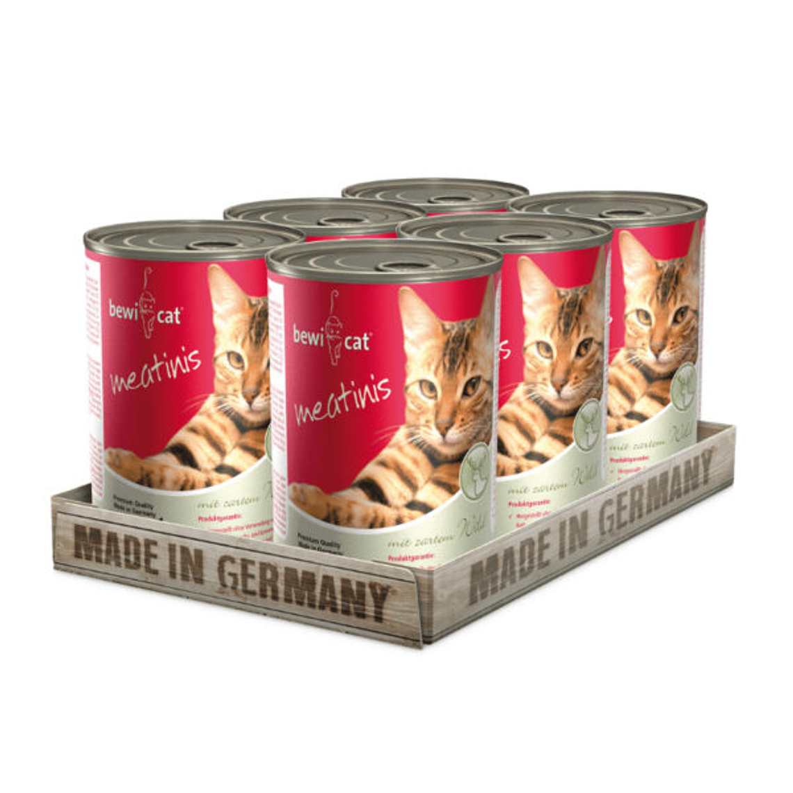 Display Lata BewiCat Aves 400 GR x6 Unidades 1