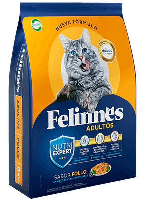 Alimento Felinnes Premium Gato Pollo 8 KG