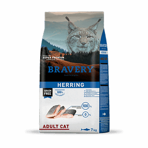 Bravery Herring Adulto Gato 7 KG