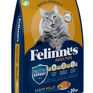 Alimento Felinnes Premium Gato Adulto Pollo 20 KG