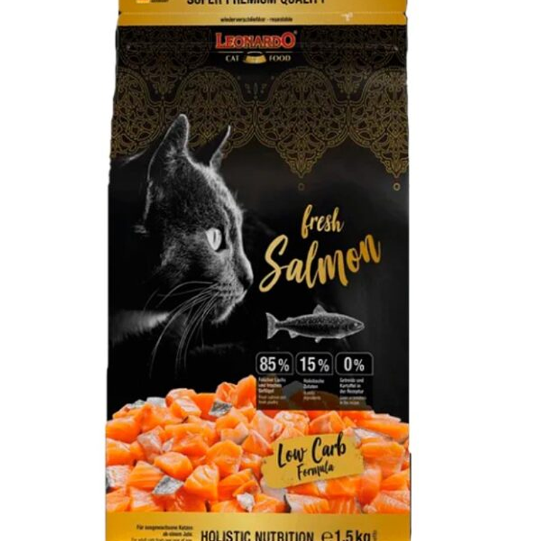 Leonardo Gato Fresh Meat Salmón 1.5 KG 1