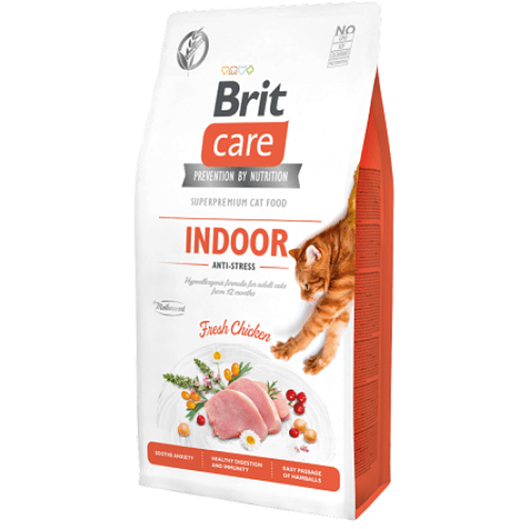 Brit Care Cat Grain Free Indoor Anti Stress 7 KG 1