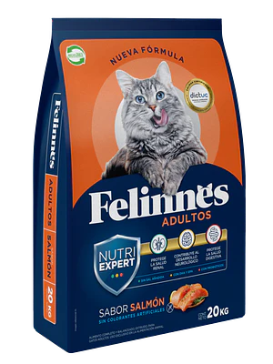 Alimento Felinnes Premium Gato Adulto Salmón 20 KG