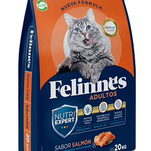 Alimento Felinnes Premium Gato Adulto Salmón 20 KG