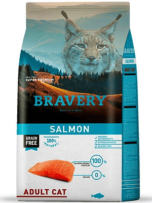 Bravery Salmón Adulto Gato 7Kg