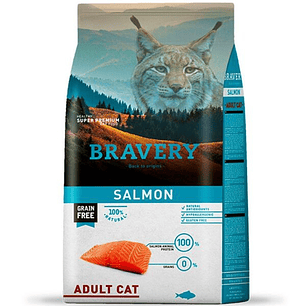 Bravery Salmón Adulto Gato 7Kg