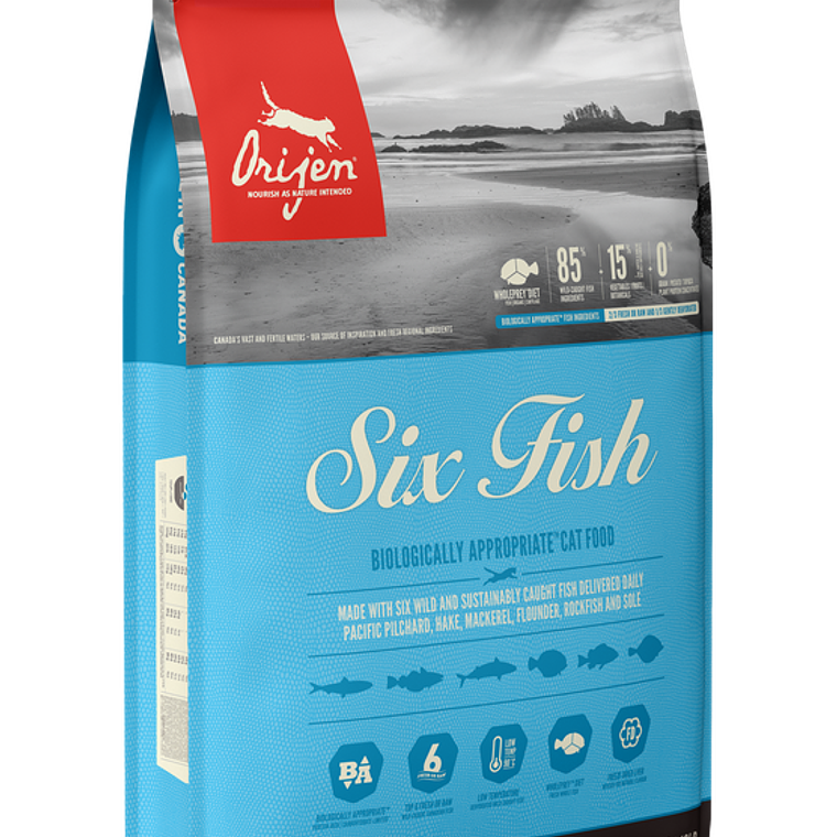 Orijen Six Fish Gato 1.8 KG 1