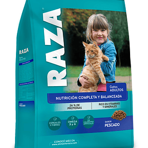 Raza Gato Pescado 15 KG – Rico en Omega 3