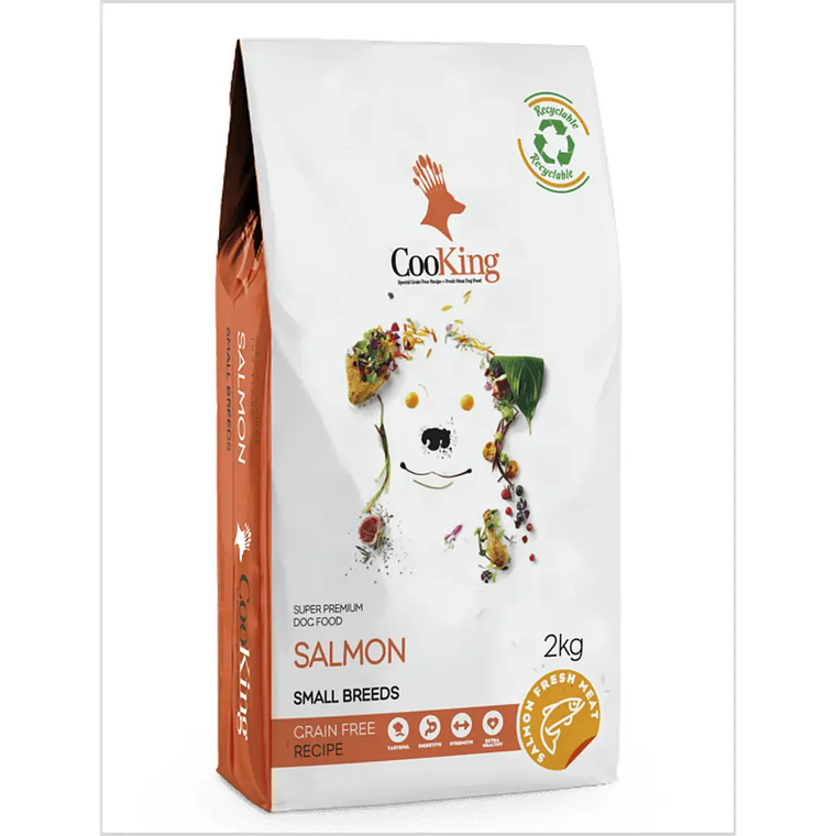 Cooking Dog Small Breed Salmon 2 Kg 1