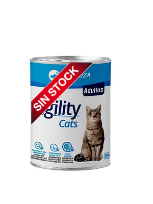 Lata Agility Gato Adulto Merluza 340 GRS