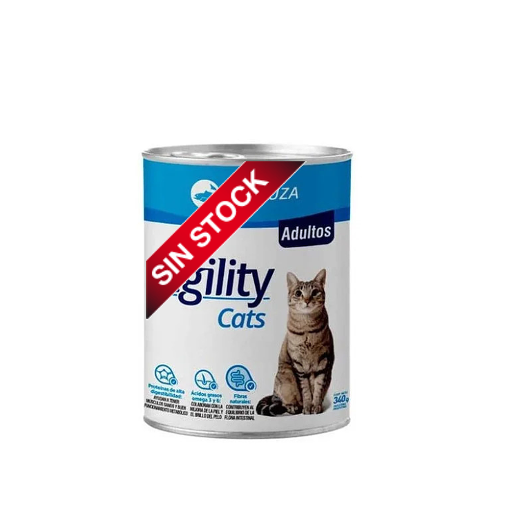 Lata Agility Gato Adulto Merluza 340 GRS 1