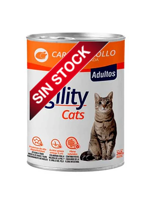Lata Agility Gato Adulto Pollo 340 GRS