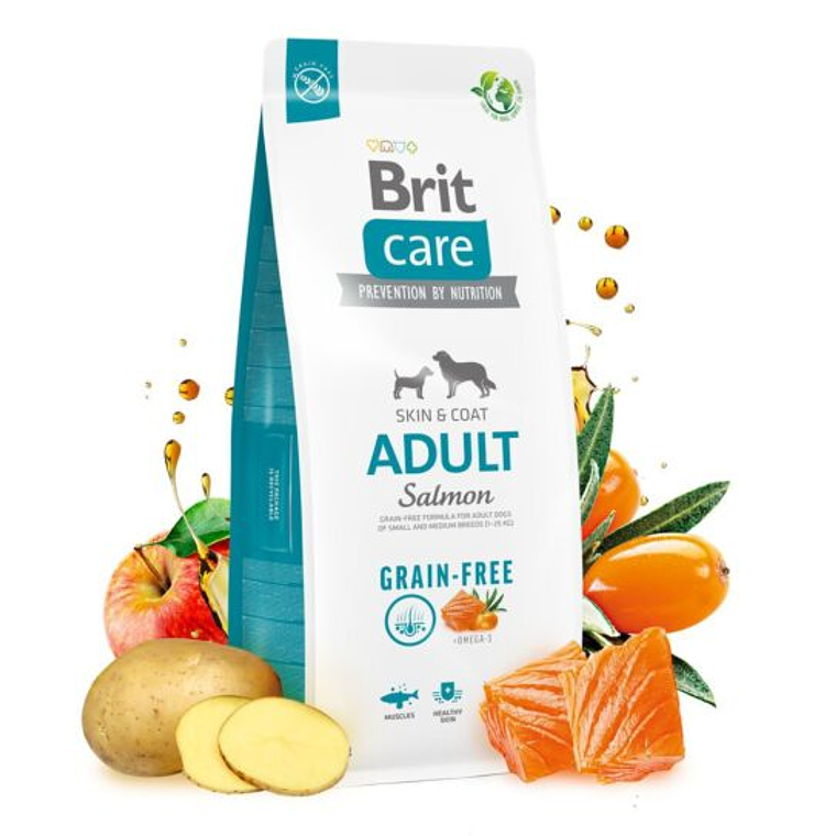 Brit Care Adult Salmón Grain Free Skin & Coat 3 KG 1