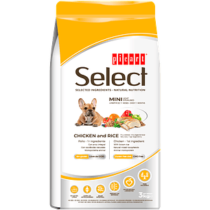 Picart Select Dog Mini Adult Light Sterilised Chicken & Rice 3 KG