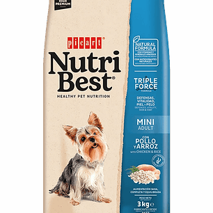 Nutribest Dog Mini Adult Chicken & Rice 10 KG