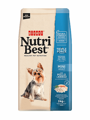 Nutribest Dog Mini Adult Chicken & Rice 3 KG