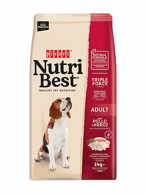 Nutribest Dog Adult Chicken & Rice 15 KG