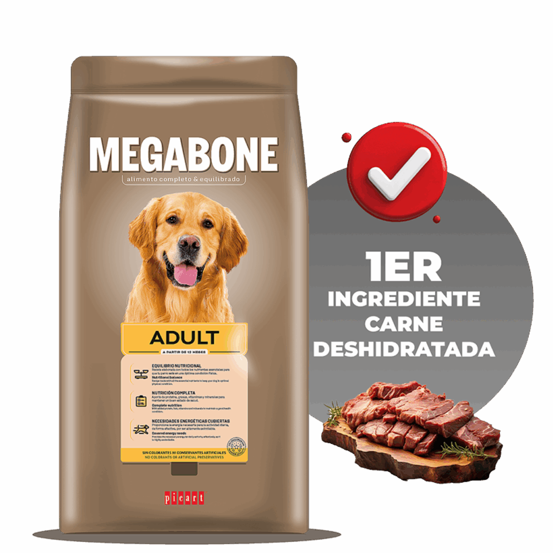 Megabone Premium Dog Adult 15 KG 1