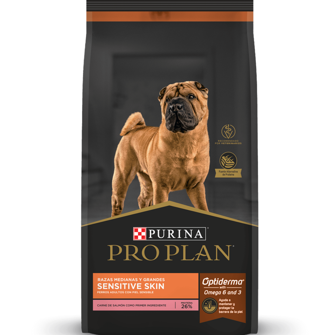 Pro Plan Dog Sensitive Skin Raza Mediana Grande Salmon 12 KG 1