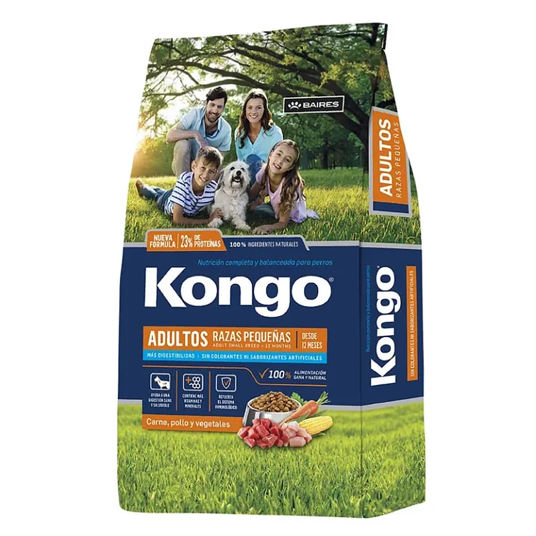 Kongo Adulto Razas Pequeñas 15 KG +2 KG de Regalo 1