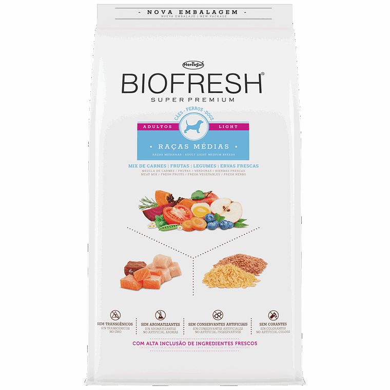 Biofresh Adulto Light Razas Medianas 3 KG 1