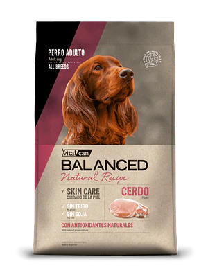 Vitalcan Balanced Perro Cerdo 15 KG