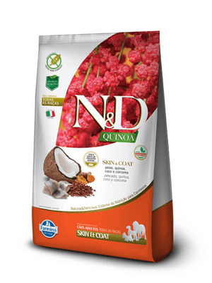 N&D Quinoa Canine Skin Coat Peixe 2.5 KG