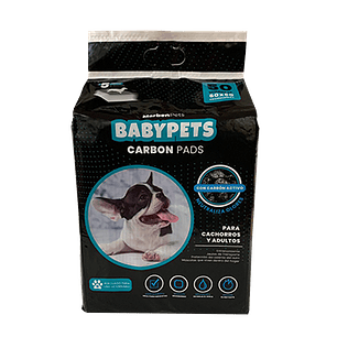 Baby Pet Sabanilla de Entrenamiento 50 Unidades Carbón