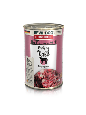 Lata BewiDog Rico en Ternera 400 GR